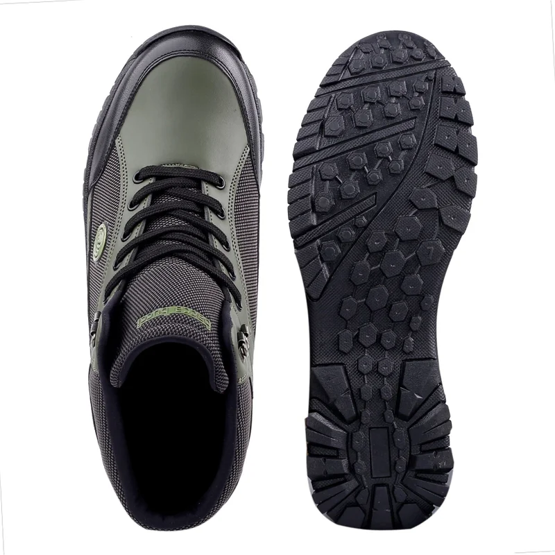 Bacca Bucci Olive Hike 5 Eye Lightweight Mountaineering Boots for Men | Best Price UAE